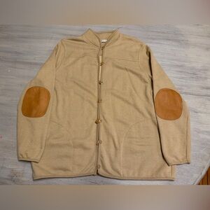 Orvis Tan Jacket with Brown Accents
